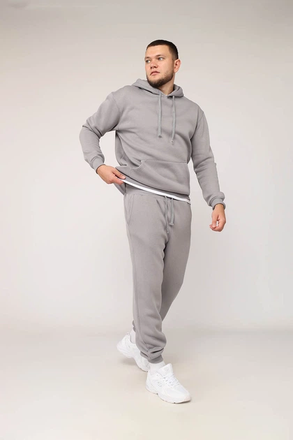 Штани спортивні чоловічі YUKI сірий 56 ЦБ-00279994 - изображение 2