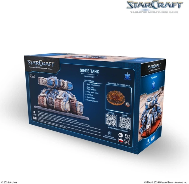 Dodatek do gry planszowej Archon Studio StarCraft: Czołg oblężniczy – Terran (edycja angielska) (5901397106533) - Zdjęcie 7 Dodatek do gry planszowej Archon Studio StarCraft: Czołg oblężniczy – Terran (edycja angielska) (5901397106533) - obraz 7