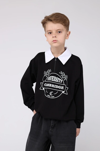 Обманка для хлопчика YUKI чорний 152 ЦБ-00279476 - Фото 1 Обманка для хлопчика YUKI чорний 152 ЦБ-00279476 - изображение 1