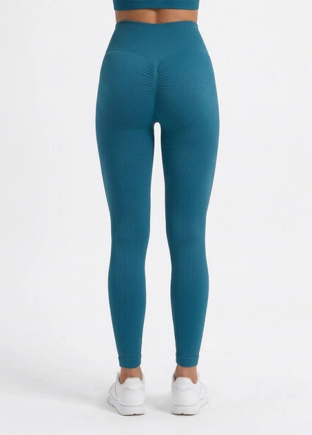 Жіночі безшовні легінси в рубчик з моделюючим швом Giulia FLEXING LEGGINGS POWER XXS/XS Blue-lyons, легінси з мікрофібри, для спорту, для тренувань - Фото 8 Жіночі безшовні легінси в рубчик з моделюючим швом Giulia FLEXING LEGGINGS POWER XXS/XS Blue-lyons, легінси з мікрофібри, для спорту, для тренувань - зображення 8