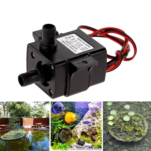 Мини погружной насос DC12V 240L/H с бесщеточным мотором - Фото 7 Мини погружной насос DC12V 240L/H с бесщеточным мотором - изображение 7