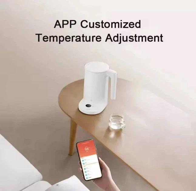 Електричний розумний чайник з вай фай Електрочайник Smart Kettle Mijia 2 Pro 1800 Вт регулювання температури - Фото 6 Електричний розумний чайник з вай фай Електрочайник Smart Kettle Mijia 2 Pro 1800 Вт регулювання температури - зображення 6