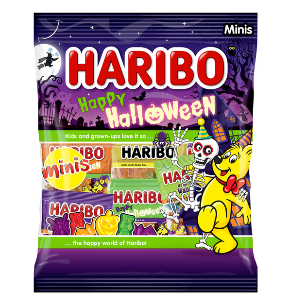 Желейные конфеты Haribo Happy Halloween Minis 250 г - Фото 1 Желейные конфеты Haribo Happy Halloween Minis 250 г - изображение 1