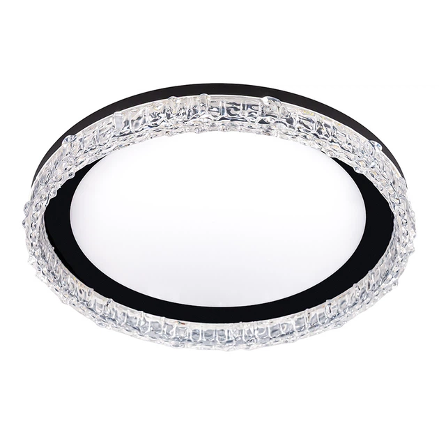 Потолочная декоративная светодиодная LED люстра 54 W Черная (25980) - Фото 1 Потолочная декоративная светодиодная LED люстра 54 W Черная (25980) - изображение 1
