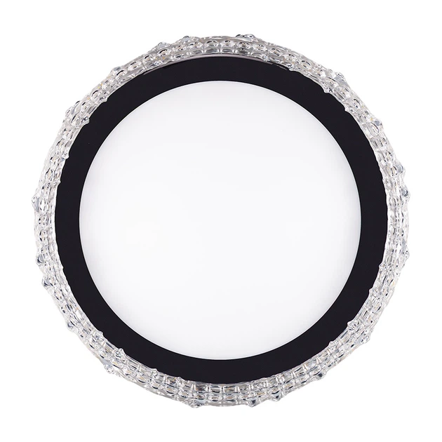 Потолочная декоративная светодиодная LED люстра 54 W Черная (25980) - Фото 3 Потолочная декоративная светодиодная LED люстра 54 W Черная (25980) - изображение 3