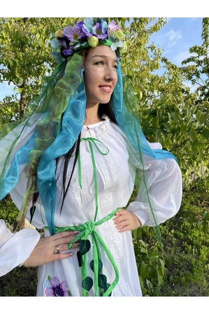 Мавка «Лісова пісня» карнавальный костюм для аниматоров - Фото 5 Мавка «Лісова пісня» карнавальный костюм для аниматоров - изображение 5