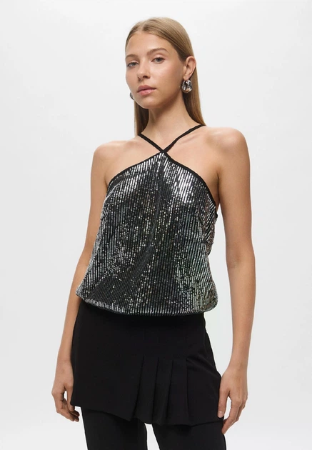 Боди H&M 060815004 L Срібний (6666000359070) - Фото 1 Боди H&M 060815004 L Срібний (6666000359070) - изображение 1