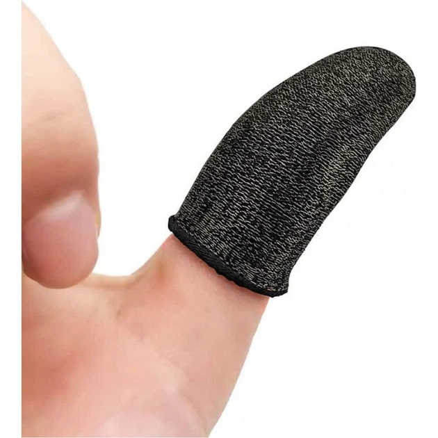Ігрові напальчники Hoco GM4 Phantom Superconducting fiber mobile game finger cots Silver Fiber (6931474750297) [178431] - зображення 4