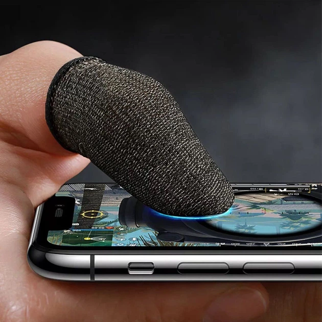 Ігрові напальчники Hoco GM4 Phantom Superconducting fiber mobile game finger cots Silver Fiber (6931474750297) [178431] - зображення 10