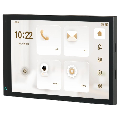 Видеодомофон с сенсорным дисплеем Dahua DHI-VTH5744A-WP-F 10.1" IPS 1280 × 800 WiFi Linux Black - изображение 3