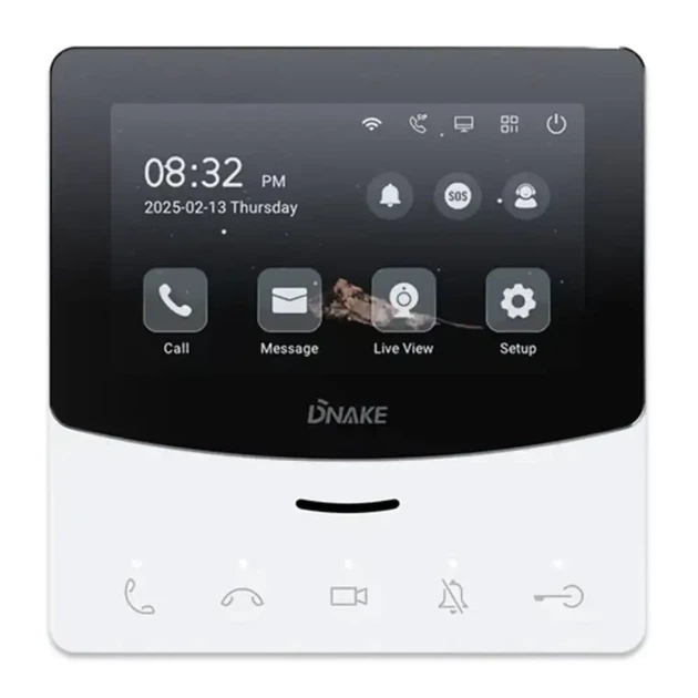 Видеодомофон DNAKE E214W 4.3" дюймів Wi-Fi - Фото 2 Видеодомофон DNAKE E214W 4.3" дюймів Wi-Fi - изображение 2