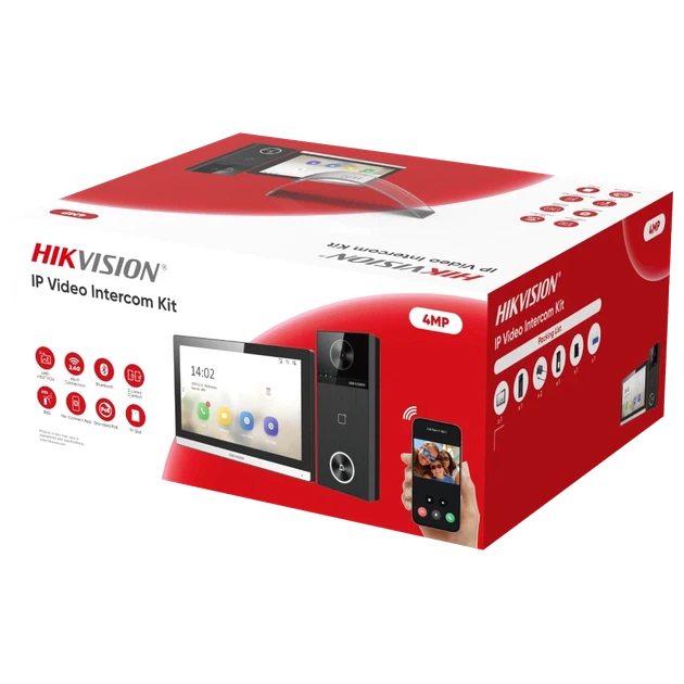 Комплект IP-видеодомофона Hikvsion DS-KIS610-P - изображение 2