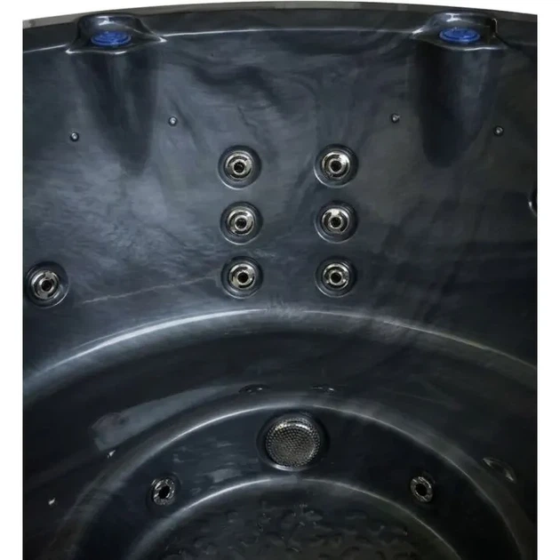 Гідромасажний СПА-басейн Aquajoy Lagoon Midnight Opal Ø195×82 см на 7 осіб, 24 форсунки, LED - зображення 5