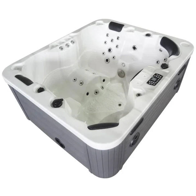 Гідромасажний СПА-басейн Aquajoy Como 190×160×82 см на 4 особи, 47 форсунок, Bluetooth, Balboa - зображення 4