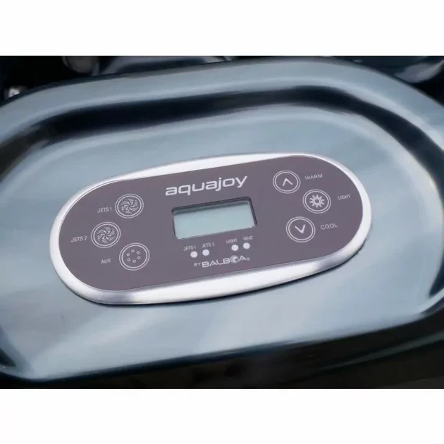 Гідромасажний СПА-басейн Aquajoy Ibiza 200×200×89 см на 6 осіб, 63 форсунки, Bluetooth, LED - зображення 8