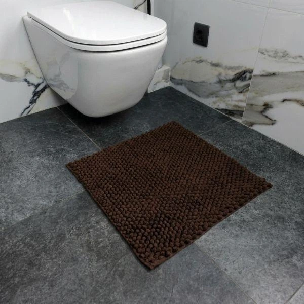 DarianA Килимок для ванної кімнати Ананас, кавовий, 50x50 см - Фото 2 DarianA Килимок для ванної кімнати Ананас, кавовий, 50x50 см - зображення 2
