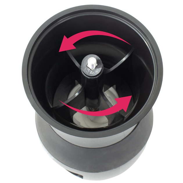 Кофемолка ручная Kamille KM-7065 механическая 21.1 см керамические жернова нержавеющая сталь стекло - изображение 3