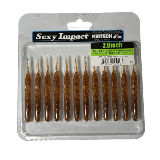 Силікон Keitech Sexy Impact 2.8" EA#01 Orange Pepper (12 шт/уп),1551.01.59 - Фото 1 Силікон Keitech Sexy Impact 2.8" EA#01 Orange Pepper (12 шт/уп),1551.01.59 - зображення 1