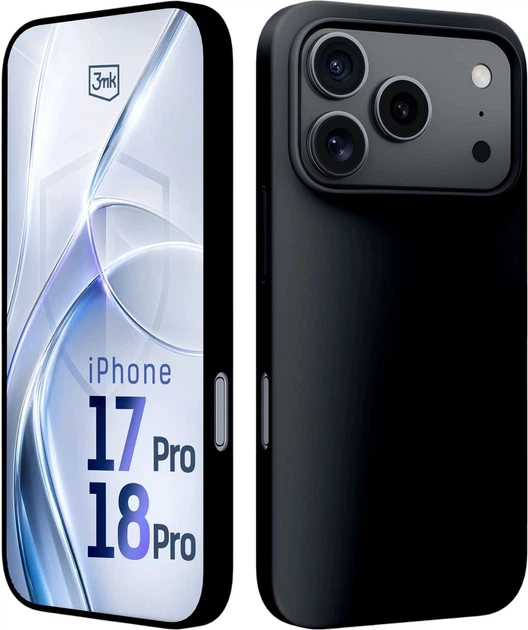 Чехол для смартфона Apple iPhone 17 Pro/18 Pro 3MK Hardy Mellow MagCase Black (5903108747431) - Фото 2 Чехол для смартфона Apple iPhone 17 Pro/18 Pro 3MK Hardy Mellow MagCase Black (5903108747431) - изображение 2