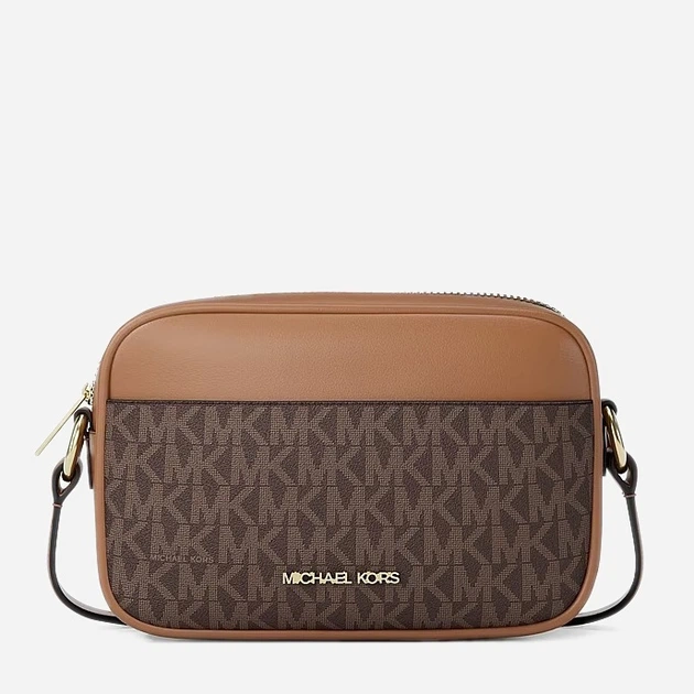 Сумка кросс-боди через плечо женская из искусственной кожи маленькая Michael Kors 468215905 Коричневая (1162770500) - Фото 1 Сумка кросс-боди через плечо женская из искусственной кожи маленькая Michael Kors 468215905 Коричневая (1162770500) - изображение 1