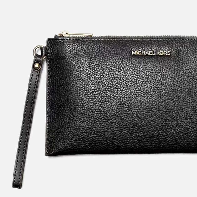 Сумка клатч женская из натуральной кожи средняя Michael Kors 857326617 Черная (1162771584) - Фото 3 Сумка клатч женская из натуральной кожи средняя Michael Kors 857326617 Черная (1162771584) - изображение 3