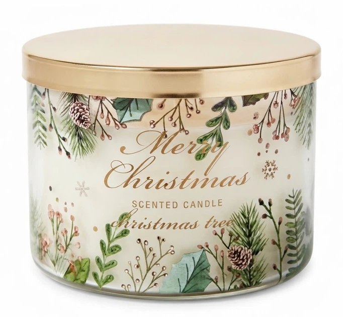 Свічка ароматизована Aromatheraphy Merry Christmas - Фото 1 Свічка ароматизована Aromatheraphy Merry Christmas - изображение 1