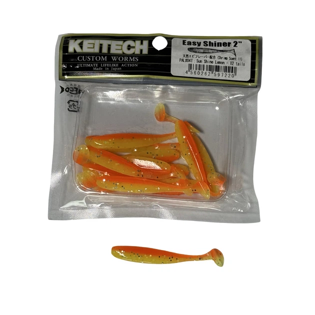 Силикон Keitech Easy Shiner 2" PAL#04 Sun Shine Lemon (12 шт/уп),1551.05.39 - Фото 1 Силикон Keitech Easy Shiner 2" PAL#04 Sun Shine Lemon (12 шт/уп),1551.05.39 - изображение 1