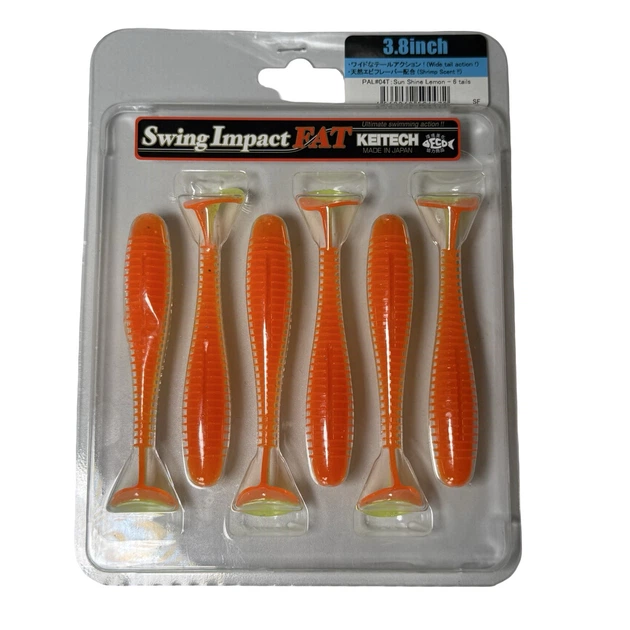 Силикон Keitech Swing Impact Fat 3.8" PAL#04 Sun Shine Lemon (6 шт/уп),1551.07.23 - Фото 1 Силикон Keitech Swing Impact Fat 3.8" PAL#04 Sun Shine Lemon (6 шт/уп),1551.07.23 - изображение 1