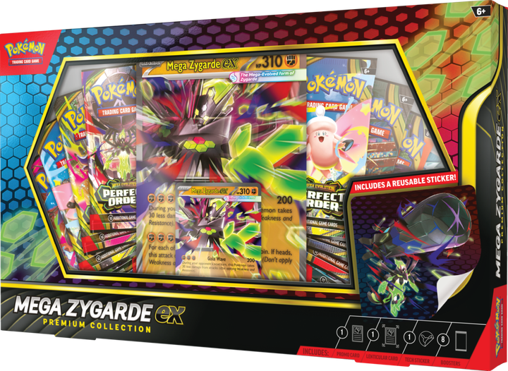 Zestaw kart Pokémon TCG: Mega Zygarde ex Premium Collection (196214135017) - Zdjęcie 3 Zestaw kart Pokémon TCG: Mega Zygarde ex Premium Collection (196214135017) - obraz 3