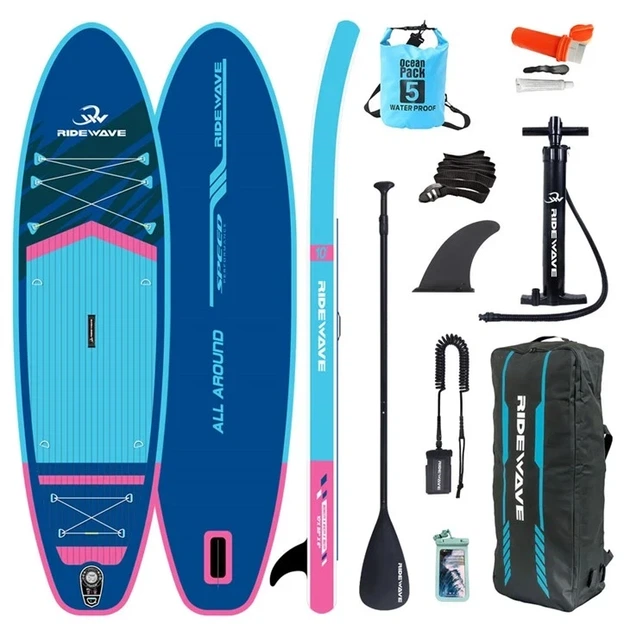 Сапборд RIDEWAY AEROFLOW 10’6″х32"х6" RW2611042 — надувна дошка для САП серфінгу, sup board - Фото 1 Сапборд RIDEWAY AEROFLOW 10’6″х32"х6" RW2611042 — надувна дошка для САП серфінгу, sup board - зображення 1