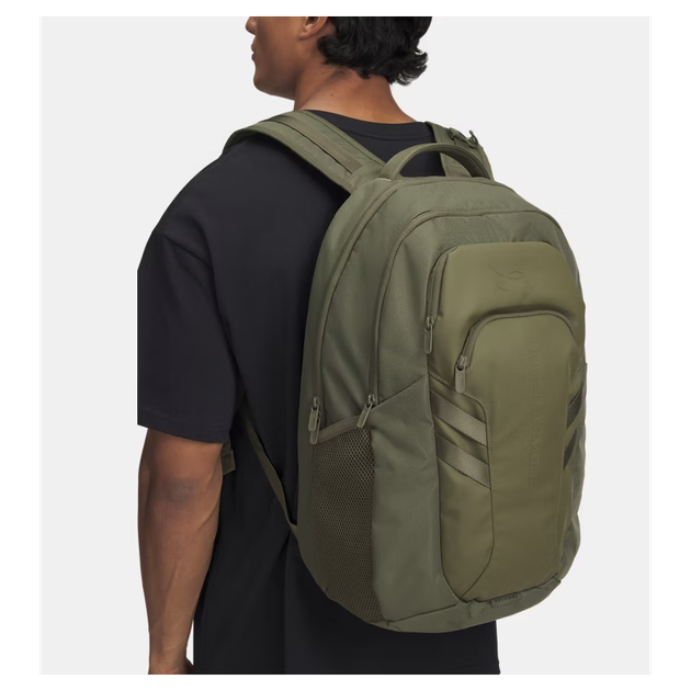 Універсальний Рюкзак(31л) Under Armour Hustle 6.0 Pro Backpack(1384671-390) MISC Зелений - зображення 2