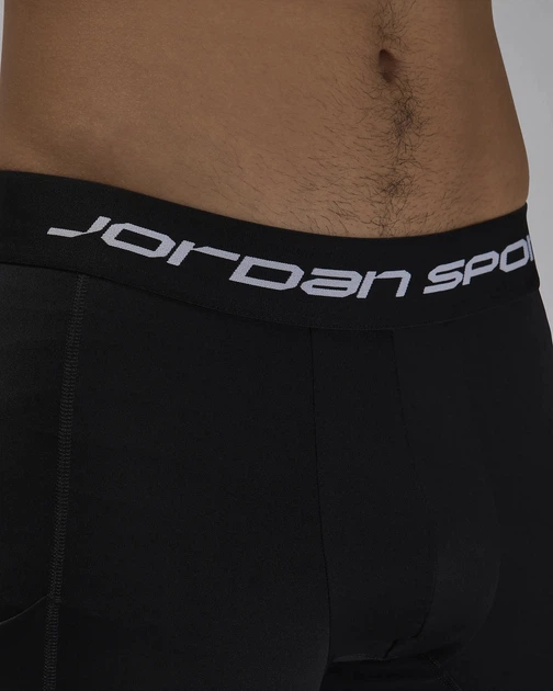 Компресійні Штани Jordan Sport Men's Dri-FIT 3/4-Length Tights(FV8634-010 ) S Чорний - Фото 3 Компресійні Штани Jordan Sport Men's Dri-FIT 3/4-Length Tights(FV8634-010 ) S Чорний - зображення 3