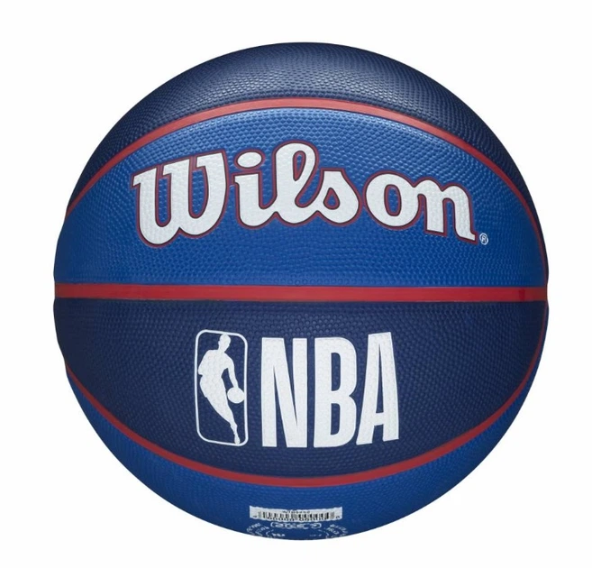Универсальный баскетбольный мяч Wilson NBA Team Tribute(WTB1300XBPHI) 7 - Фото 2 Универсальный баскетбольный мяч Wilson NBA Team Tribute(WTB1300XBPHI) 7 - изображение 2