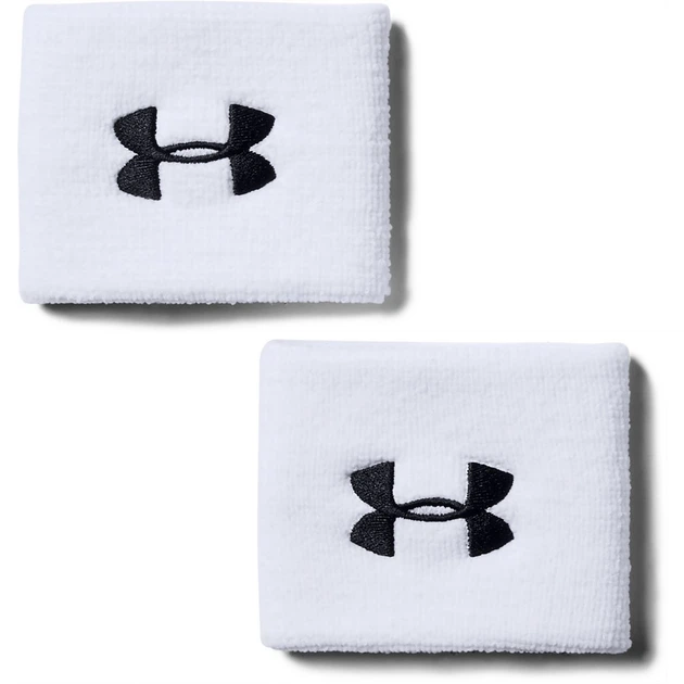 Пов'язки (напульсники) на руку Under Armour Performance Wristbands(1276991-100) MISC Білий - изображение 3