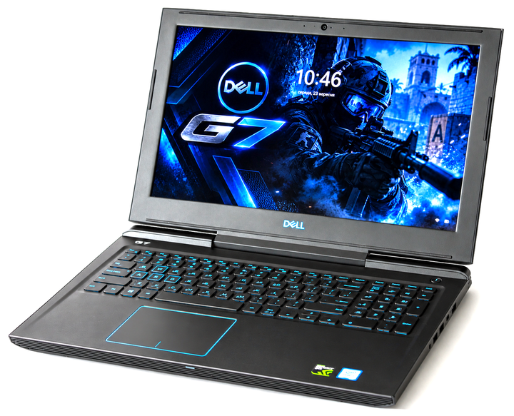 Ноутбук Dell G7 7588 Gaming Core i7-8750H 32GB DDR4 SSD NVMe 512GB GTX 1060 Max-Q 6GB 15.6" Чорний Б/У - изображение 2