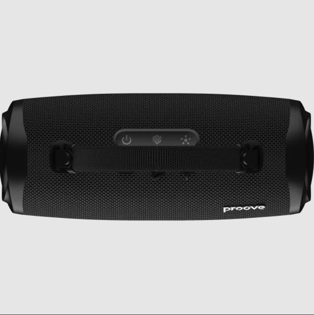 Портативна Bluetooth колонка Proove Rumble 40W, IPX5, Auracast, RGB, чорна - зображення 4