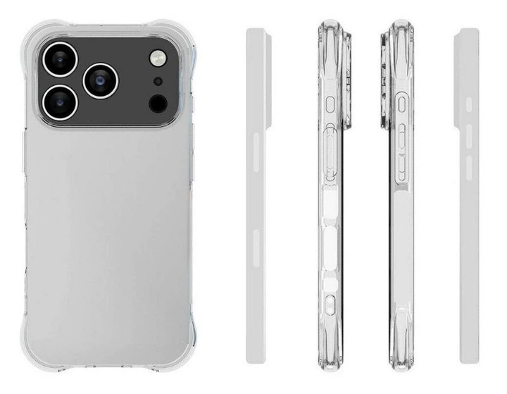 Чехол WXD на iPhone 18 Pro Max / чехол для смартфона с усиленными углами / закрытая камера / (прозрачный) - изображение 5