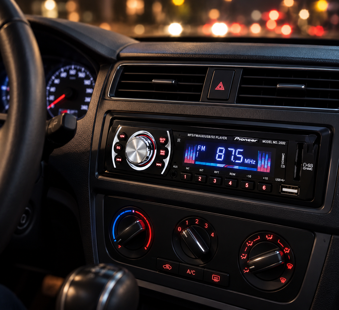 USB-автомагнитола, MP3, FM, SD, AUX 2032 / Магнитофон в авто+пульт / Автомобильная магнитола - изображение 3