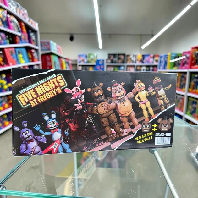 Набір фігурок Five Nights at Freddy's 5 шт FNAF зі змінними особами, Фредді, Фоксі, Бонні, Чіка, ФНАФ 5 ночей з Фредді - Фото 3 Набір фігурок Five Nights at Freddy's 5 шт FNAF зі змінними особами, Фредді, Фоксі, Бонні, Чіка, ФНАФ 5 ночей з Фредді - зображення 3