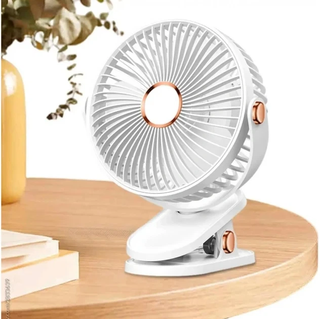 Акумуляторний вентилятор FAN-AF01 на прищіпці з USB Type-C зарядкою - изображение 3