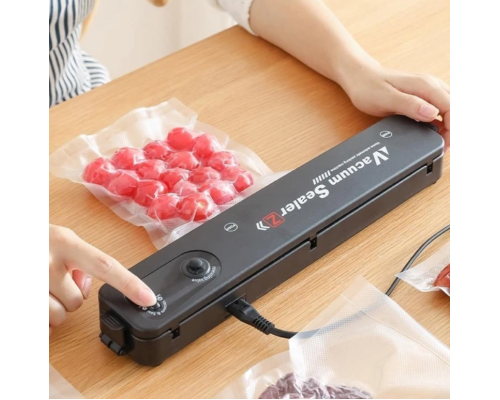 Вакуумний пакувальник Vacuum Sealer для герметичного зберігання продуктів - изображение 3