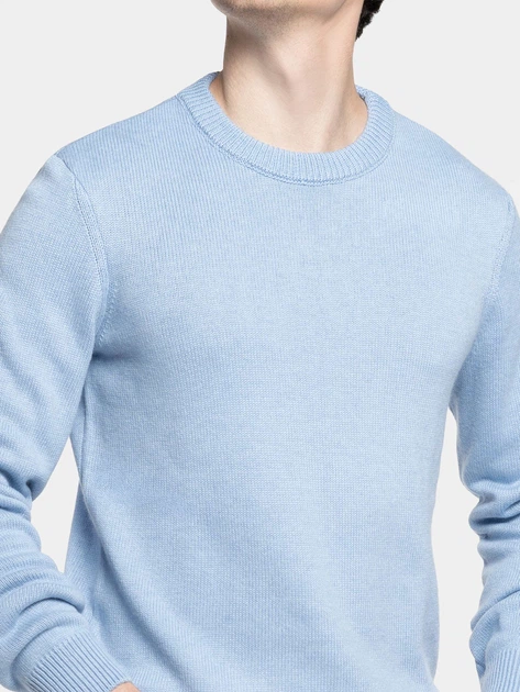 Джемпер чоловічий Arber з кашеміром та вовною Crew-neck7 N-AVT-112 S зріст 4 блакитний (M10.02.23.631) - изображение 5