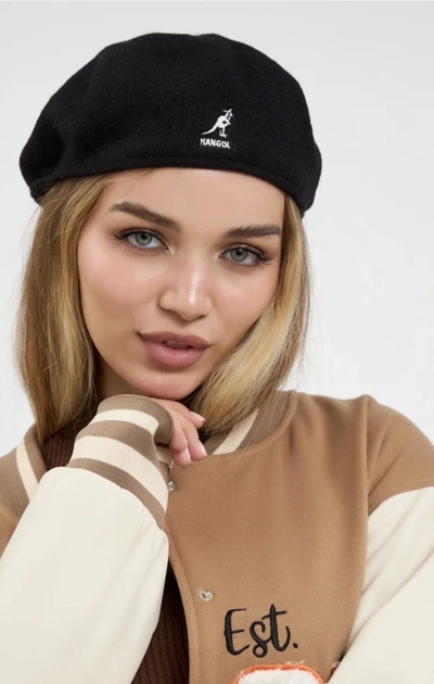 Kangol 504 wool берет чорний кепка шапка кангол вовна жіноча - Фото 5 Kangol 504 wool берет чорний кепка шапка кангол вовна жіноча - изображение 5