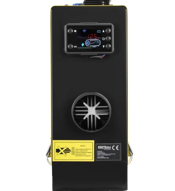 Дизельный обогреватель автономный WEBASTO Kraft&Dele KD5966 мощность 9кВт 12/24/230V пульт ДУ Дисплей - изображение 7