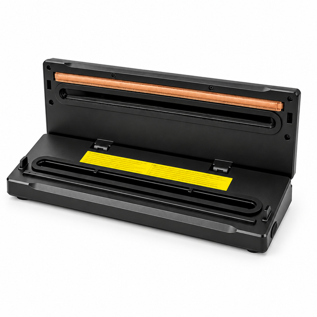 Вакуумный упаковщик Zepline 200 Вт, Вакууматор для продуктов, 6 программ, Встроенный нож, 10 пакетов - изображение 3