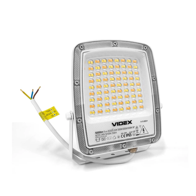 LED прожектор VIDEX F5 50W 3000-5000-6500K 230V White (VL-F5-050CW) VIDEX (29254-000) - изображение 3