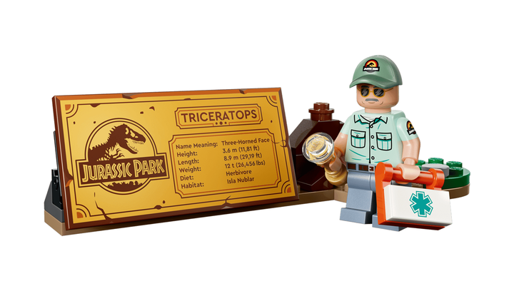 Конструктор Lego Скамянілості Динозаврів: Трицератопс Jurassic World 77985 - зображення 4