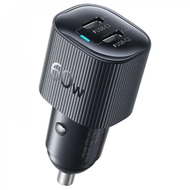 Зарядное Устройство Baseus PrimeTrip VP2 60W (Type-C + Type-C) black (C0207300) - Фото 1 Зарядное Устройство Baseus PrimeTrip VP2 60W (Type-C + Type-C) black (C0207300) - изображение 1