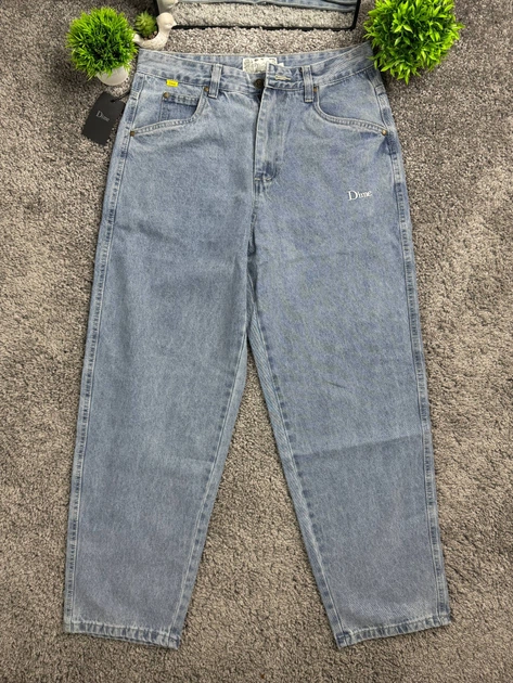 Мужские Baggy Джинсы Dime Голубой XS (DIME-BAGGY-JEANS-BLU-XS) - Фото 1 Мужские Baggy Джинсы Dime Голубой XS (DIME-BAGGY-JEANS-BLU-XS) - изображение 1