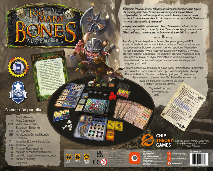 Gra planszowa Portal Games Too Many Bones (PL) (5902560387896) - obraz 20